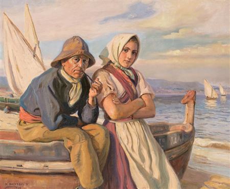 Sample artwork by Dionisio Baixeras Y Verdaguer (1862 - 1943), known for naturalistic painting, drawing series - View similar artists and auction records