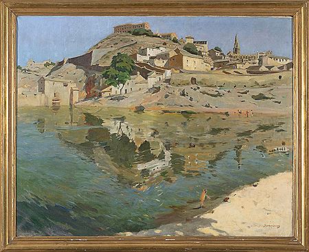 Riverside landscape by Ramon Sanvisens Marfull - Auction record, sale price, and art valuation. Compare with similar artists and explore comparable artworks.