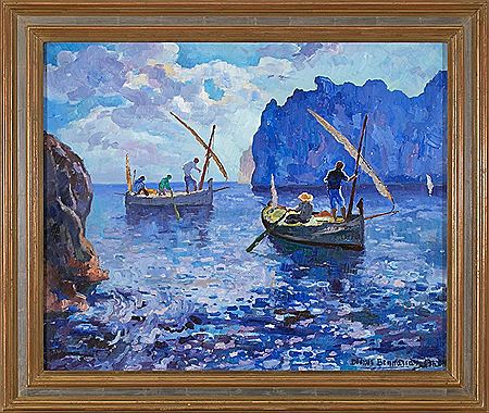 Sample artwork by Dionis Bennassar (1904 - 1967), known for landscape, coastal views, figures, genre, mountain views painting - View similar artists and auction records