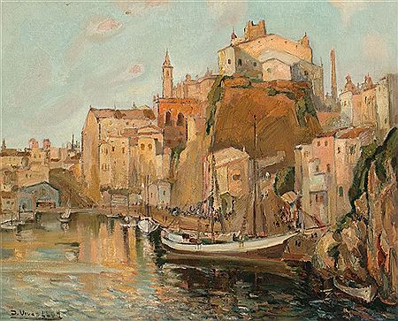 View of Maó by Joan Vives Llull - Auction record, sale price, and art valuation. Compare with similar artists and explore comparable artworks.