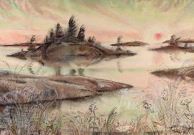Sunset by William (Will) Abernathy Ogilvie - Auction record, sale price, and art valuation. Compare with similar artists and explore comparable artworks.