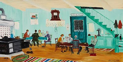 Bridge Party by Blanche Bolduc - Auction record, sale price, and art valuation. Compare with similar artists and explore comparable artworks.