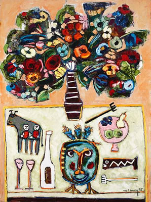 Oiseau sous un Bouquet by Monique Harvey - Auction record, sale price, and art valuation. Compare with similar artists and explore comparable artworks.