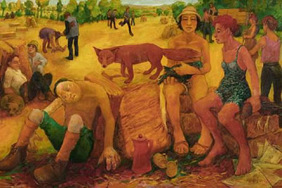 Haymaking by Joan Darlington - Auction record, sale price, and art valuation. Compare with similar artists and explore comparable artworks.