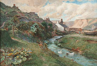"A Breezy Morn, Aberdaron" by Thomas Ellison - Auction record, sale price, and art valuation. Compare with similar artists and explore comparable artworks.