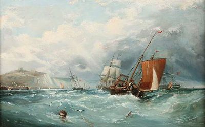 Shipping off Dover