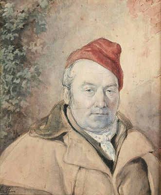 Portrait of Louis Haghe: Self portrait, head and shoulders