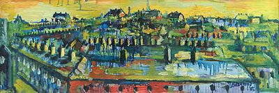 "Rain, Trafalgar Square"