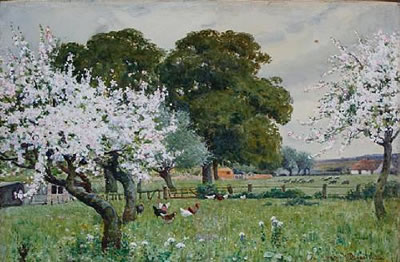 "In a Gloucestershire Orchard"