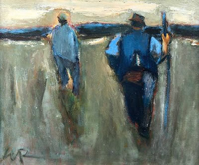"Farm Workers, Evening, Neath" by Will Roberts - Auction record, sale price, and art valuation. Compare with similar artists and explore comparable artworks.