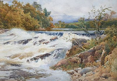 Sample artwork by George Haydock Hodgson (1847 - 1921), known for waterscape, portrait and figure painting - View similar artists and auction records