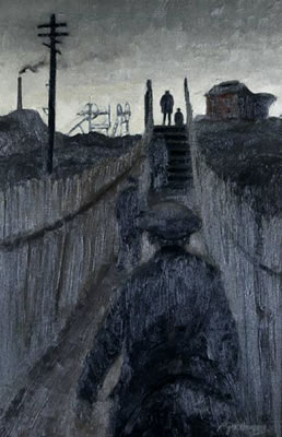 "Path to Cleworth Colliery" by Roger Hampson - Auction record, sale price, and art valuation. Compare with similar artists and explore comparable artworks.