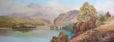 "Coniston Lake and Old Man"