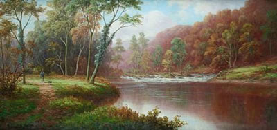 Meeting of Water, Bolton Woods, Yorkshire