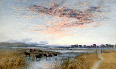 "Evening after Rain, Pevensey"