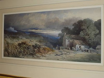 Moorland landscape with horseman before a cottage by Charles M McArthur - Auction record, sale price, and art valuation. Compare with similar artists and explore comparable artworks.