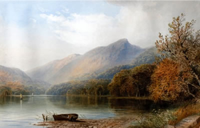 "Scene in Derwentwater', and 'Near Portmadoc, North Wales" by Cornelius Pearson - Auction record, sale price, and art valuation. Compare with similar artists and explore comparable artworks.