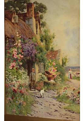 Sample artwork by John Abernethy (JA) Lynas-Gray (1869 - 1933), known for bucolic scene painting - View similar artists and auction records