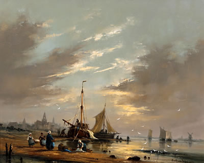 Sample artwork by Gudrun Barbara Sibbons (1924 - 2020), known for bucolic scene painting - View similar artists and auction records