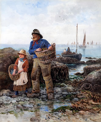 "The Two Friends, return from fishing, near Lands End" by Richard Harry Carter - Auction record, sale price, and art valuation. Compare with similar artists and explore comparable artworks.