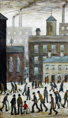 Mill scene and figures