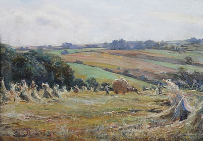 'Harvest nr Whitby Yorks AND End of the Quay Whitby' (2)