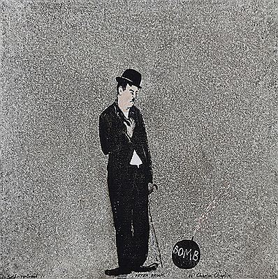 Portrait of Peter Brook: 'Self-portrait as Charlie Chaplin'