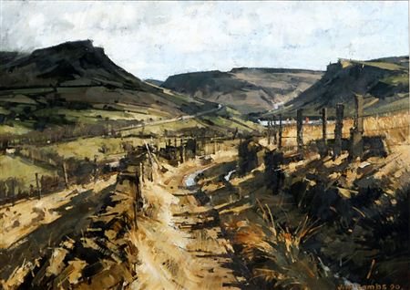 "Winter Sun, Delph"