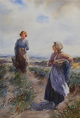 Fisher girls on the dunes