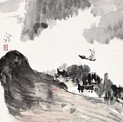 LONELY SAILBOAT by Zhiquan Xie - Auction record, sale price, and art valuation. Compare with similar artists and explore comparable artworks.