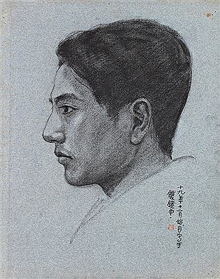 Portrait of Anzhi Zhang: Self-portrait