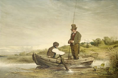 Out for the Day, The Fly Fishers by Erskine Nicol - Auction record, sale price, and art valuation. Compare with similar artists and explore comparable artworks.