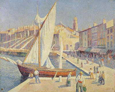 Le Port de Saint Tropez, 1893
