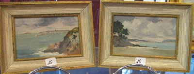 Anse de Rothéneuf et Saint Malo (a pair) by Pier Chevillard - Auction record, sale price, and art valuation. Compare with similar artists and explore comparable artworks.