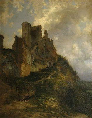 Le château de Lavardin près de Tours, commune de Montoire