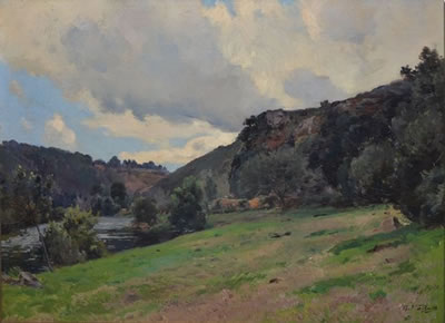 Le Trieux vu de la Roche Jagu by Paul Schmitt - Auction record, sale price, and art valuation. Compare with similar artists and explore comparable artworks.