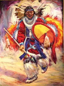 Santa-Fe Pow-Wow by Guadalupe Apodaca - Auction record, sale price, and art valuation. Compare with similar artists and explore comparable artworks.
