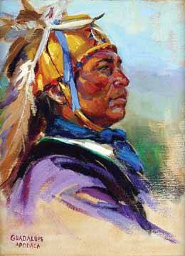 Portrait by Guadalupe Apodaca - Auction record, sale price, and art valuation. Compare with similar artists and explore comparable artworks.