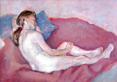 Reclining Nude by Verna Versa - Auction record, sale price, and art valuation. Compare with similar artists and explore comparable artworks.