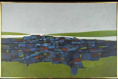 Sample artwork by Walter Blakelock Wilson (1929 - 2011), known for portraits and landscape painting, stage and scenic design - View similar artists and auction records