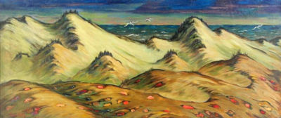 Sample artwork by Tabor Utley (1891 - 1978), known for mural and landscape painting, ceramic, educator - View similar artists and auction records