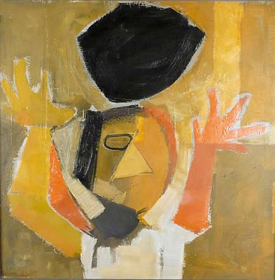 Sample artwork by Mary Chenoweth (1918 - 1999), known for abstract painting, drawing, print making, sculpture, art education - View similar artists and auction records