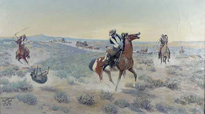 "Roping a Wolf"