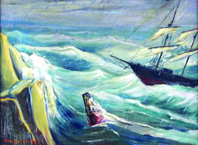 Sample artwork by George V Bartlett, known for seascape, ship painting - View similar artists and auction records