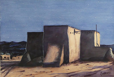 St. Francis Church, Ranchos de Taos, New mexico by Arthur Merrill - Auction record, sale price, and art valuation. Compare with similar artists and explore comparable artworks.