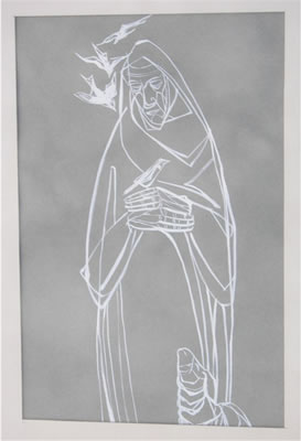 "Saint Francis" by Heidi Brandt - Auction record, sale price, and art valuation. Compare with similar artists and explore comparable artworks.