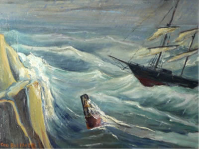 "Ship in Rough Water" by George V Bartlett - Auction record, sale price, and art valuation. Compare with similar artists and explore comparable artworks.