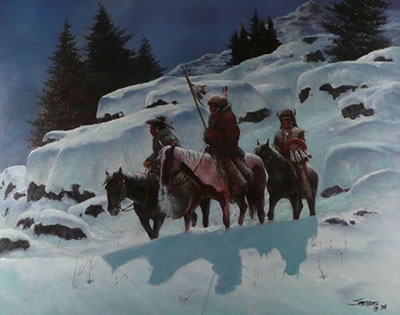 "Traveling by Moonlight" by Larry Smothers - Auction record, sale price, and art valuation. Compare with similar artists and explore comparable artworks.