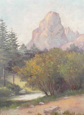 Sample artwork by William Tracht (Born 1860), known for landscape painting - View similar artists and auction records