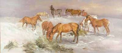 Hay Burners by Marylee Moreland - Auction record, sale price, and art valuation. Compare with similar artists and explore comparable artworks.